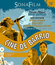 SONAFILM VIII.Cine de Barrio. Actuación de la “Bad Education Band”.