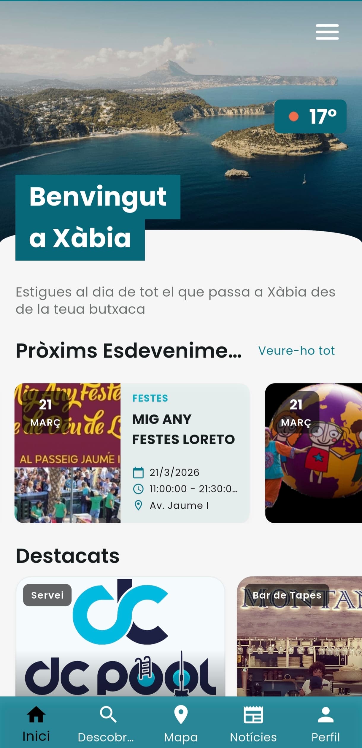 Xàbia App events Xàbia App events