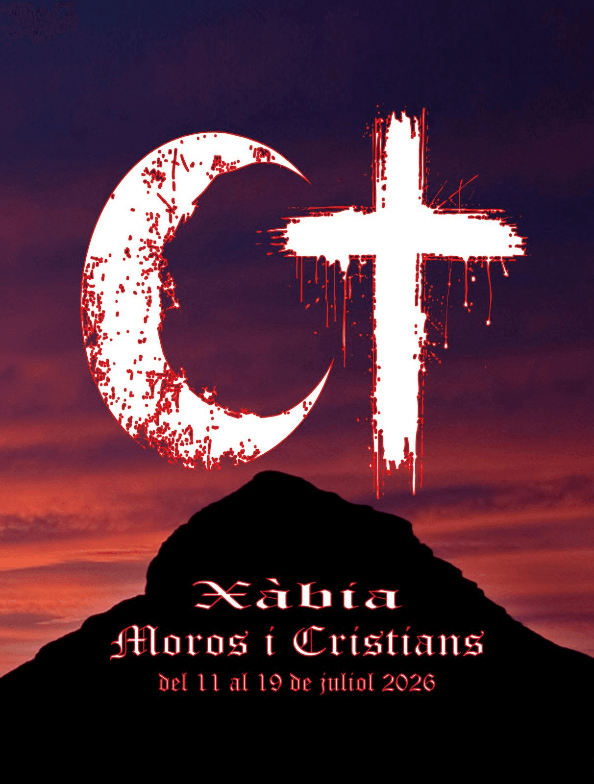 Cartel oficial de Moros i Cristians Xàbia 2026