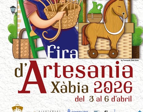 Xàbia celebra la 41ª Fira d’Artesania con 75 puestos y una completa programación cultural y participativa