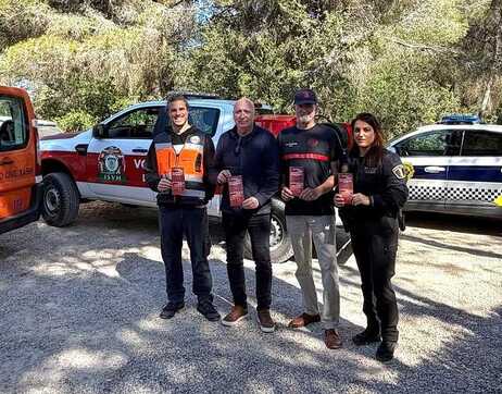 La Agrupación de Voluntarios de Protección Civil y Voluntarios de Balcón al Mar de Xàbia, refuerza la vigilancia y prevención de incendios forestales durante Semana Santa y Pascua