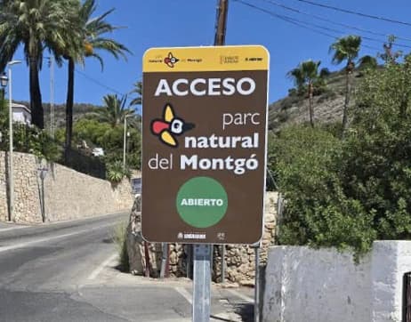 Nuevos paneles informativos en los accesos al Montgó