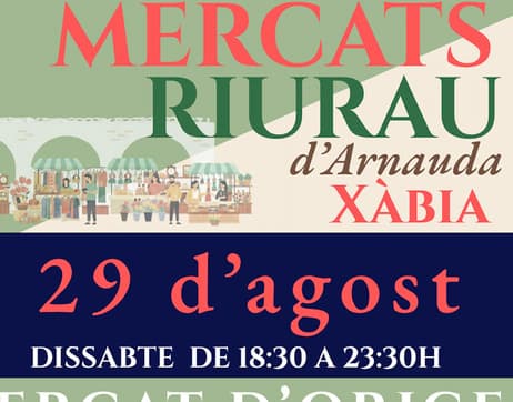 Vuelven los mercados del Riurau d’Arnauda con artesanía, música y antigüedades