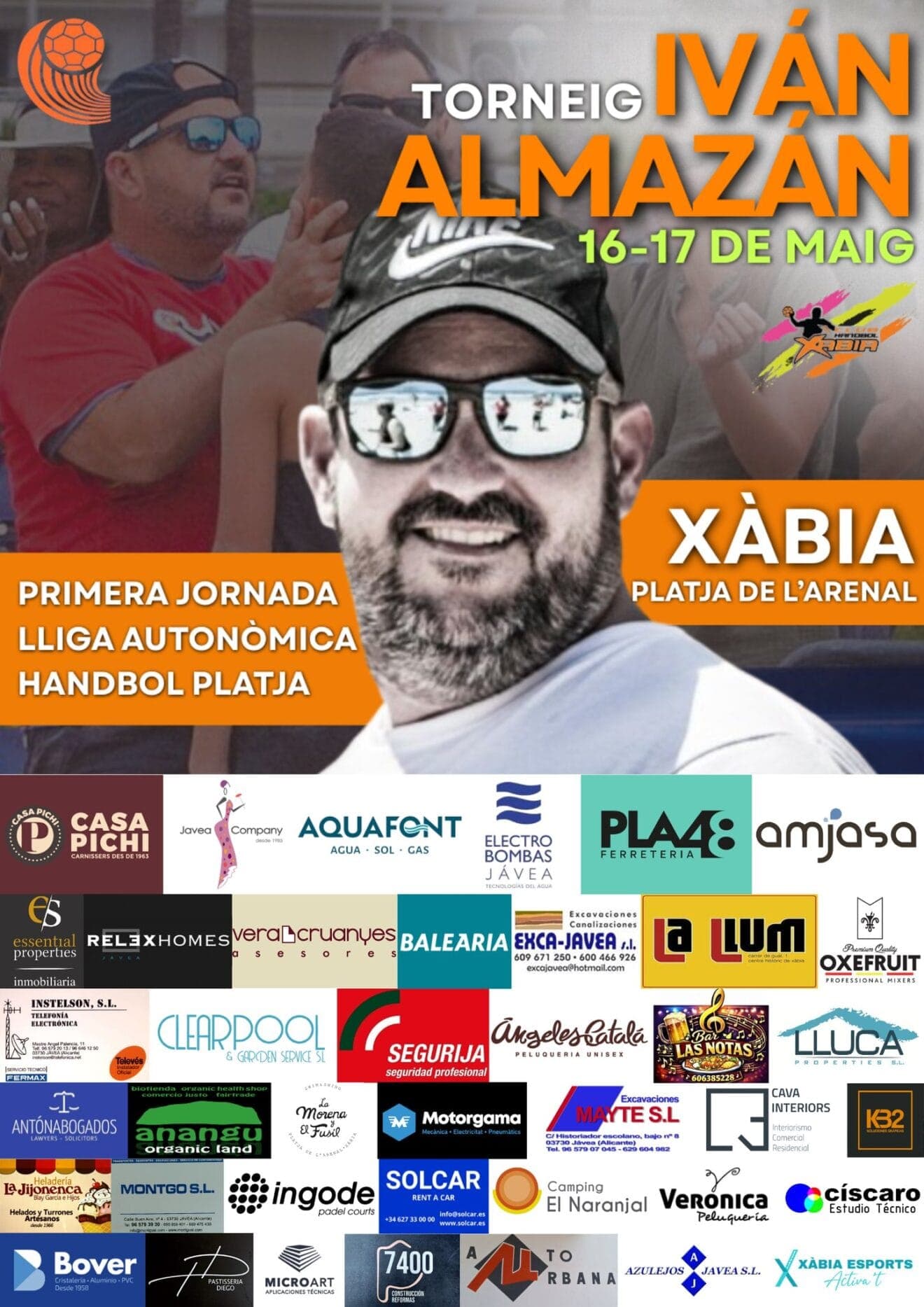 Xàbia acoge este fin de semana el Torneo Iván Almazán con récord de participación en la Liga Autonómica de Balonmano Playa