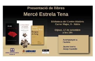 Presentació dels llibres: Jo am, Si s’han tonat tan magres les paraules i Llengua de fang, de Mercé Estrela Tena