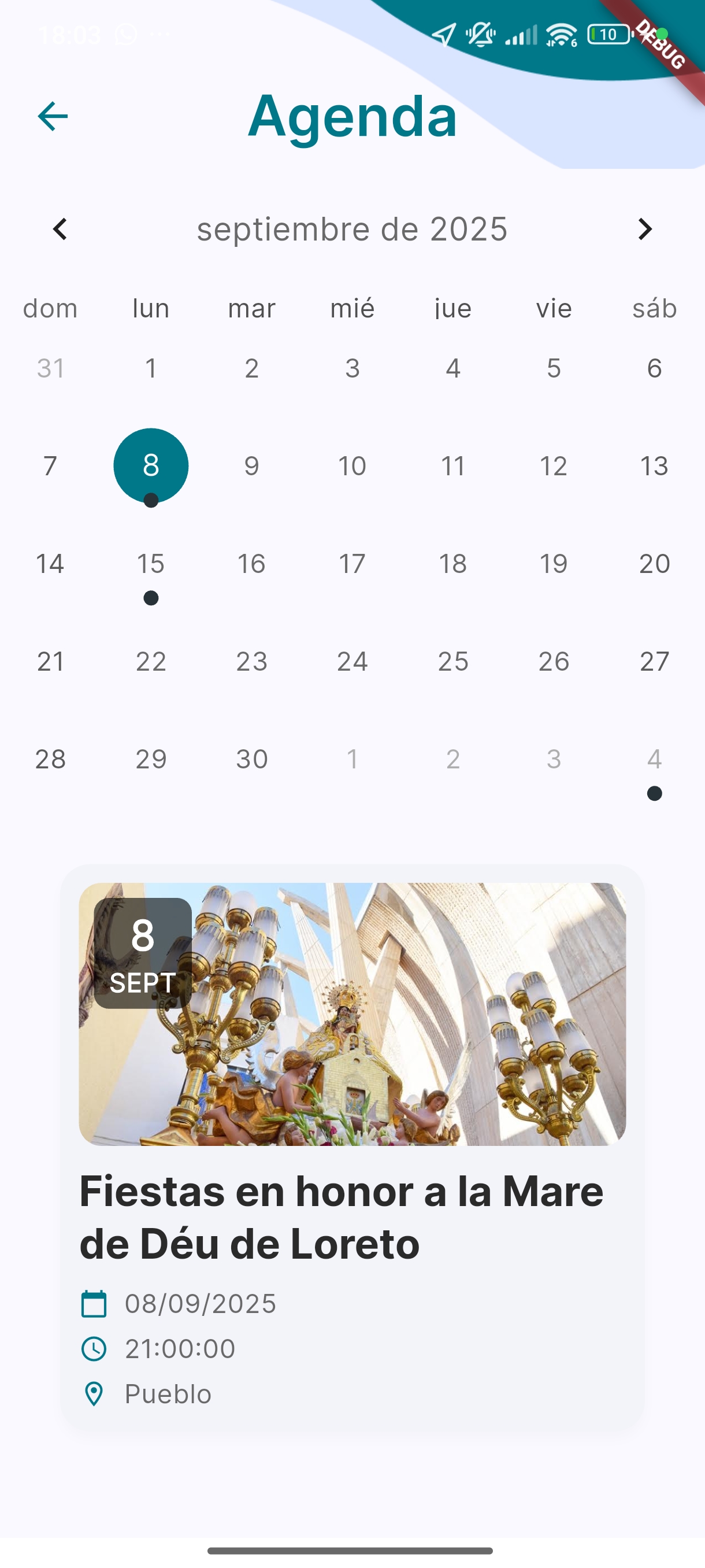 JaveaApp Events